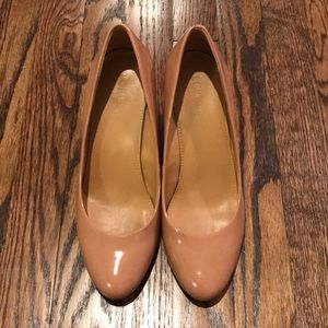 JCrew Factory Nude Wedge